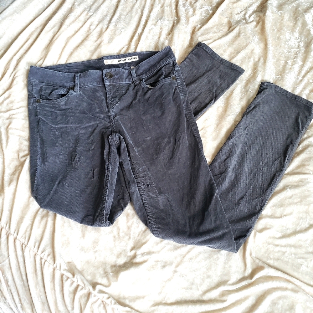 Dnky grey corduroy skinny pants